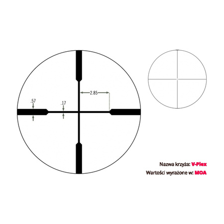 Luneta Celownicza Vortex Crossfire II 2-7 x 32 Scout 1"