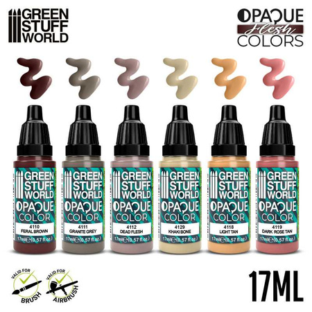 Green Stuff World Paint Set - Flesh Colours