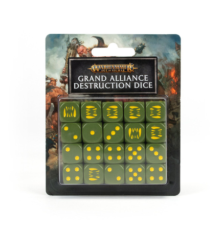 Warhammer AoS Grand Alliance DESTRUCTION Dice set