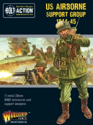 BOLT ACTION US Airborne Support Group (1944-45) (HQ, Mortar & MMG)