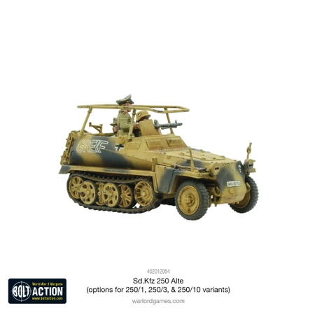 BOLT ACTION Sd.Kfz.250 (Alte) Half-Track (Options for 250/1, 250/3, 250/10)