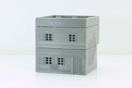PM - Arab Urban Building - Shop - 3D Printed - 28mm