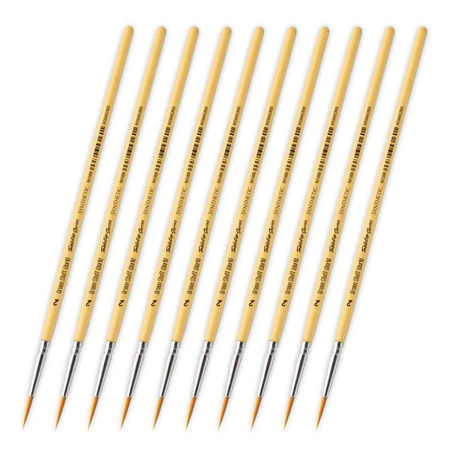 GSW - TABLETOP SERIES Synthetic Brush Set 2 (Pack of 10)