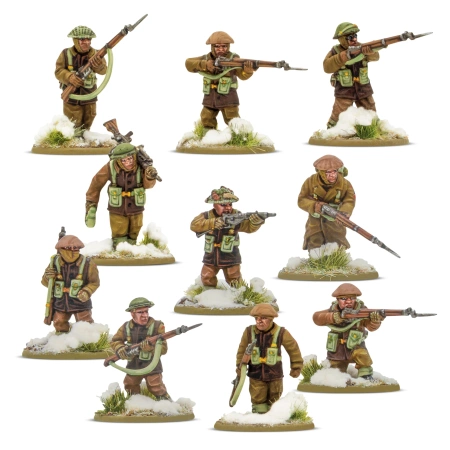 BOLT ACTION: British & Canadian Infantry (Winter) Platoon