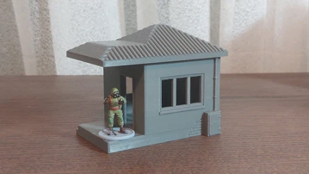 PM - Guard Hut - 3D Printed - 28mm
