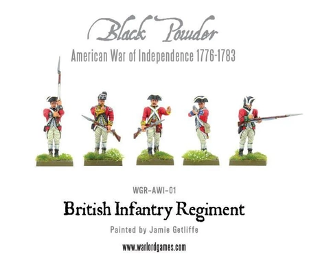 Black Powder American War of Independence: British Infantry Regiment