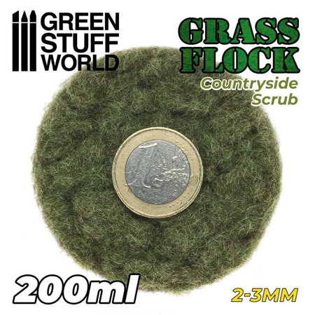 GSW - Static Grass Flock 2-3mm - COUNTRYSIDE SCRUB - 200 ml