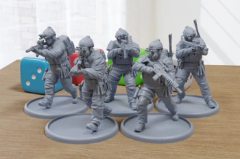 PM - SCP MTF Squad - 3D Printed - 28mm