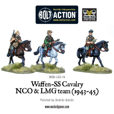 BOLT ACTION - Waffen SS Cavalry NCO & LMG 1942-45