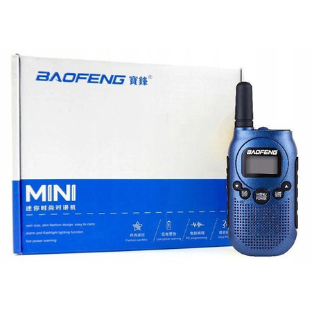 Radio BAOFENG BF-T6 PMR niebieski
