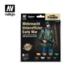 VALLEJO 70246 Figure Color Series 8 farb + figurka - Wehrmacht Unteroffizier Early War