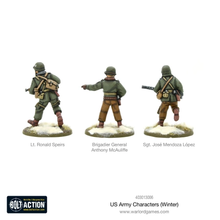 BOLT ACTION US Army Characters (Winter)