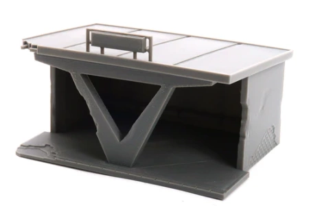 PM - Soviet Bus Stop - 3D Printed  - 28mm