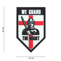 Naszywka 3D We guard the night white #9052