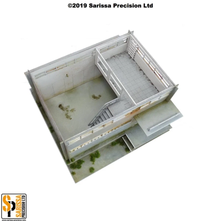 SARISSA PRECISION - Secure Compound Scenery Set (28mm)