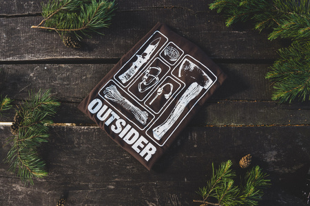 Koszulka OUTSIDER brązowa TIGER WOOD