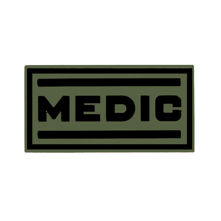 Naszywka 3D PVC Medic Zielona 101 INC