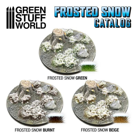 GSW - Shrubs TUFTS - 6mm FROSTED SNOW - BEIGE