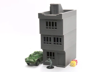 PM - Modern Middle East Urban Building MET_01 - 3D Printed - 28mm