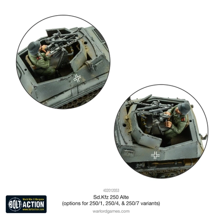 BOLT ACTION Sd.Kfz 250 (Alte) Half-Track (Options for 250/1, 250/4, 250/7)