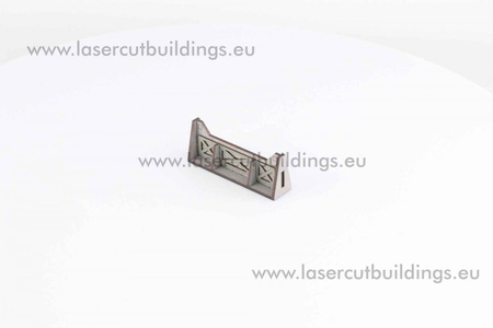 Barykady wysokie - Umocnienia I LBHP0025 - prepaint - 1:56 / 28mm 