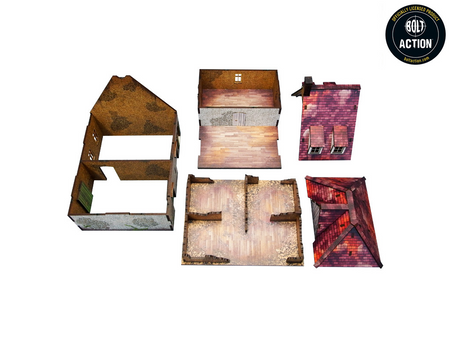 MICRO ART - WW2 NORMANDY FARMHOUSE (28MM)