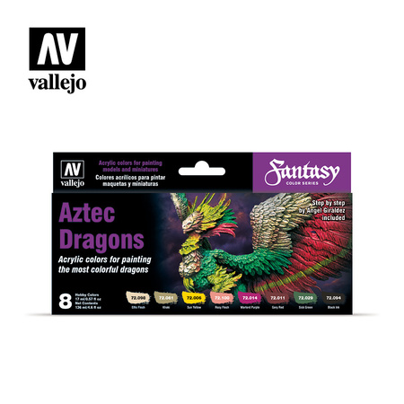 Vallejo Model Color Zestaw 8 farb - Aztec Dragons