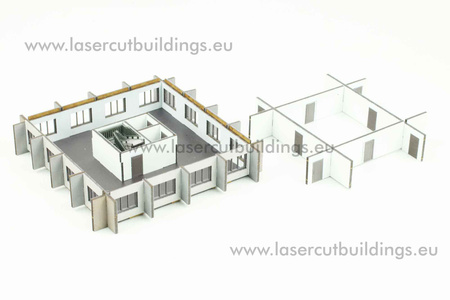 Biurowiec II LBHP0356 - prepaint - 1:56 / 28mm