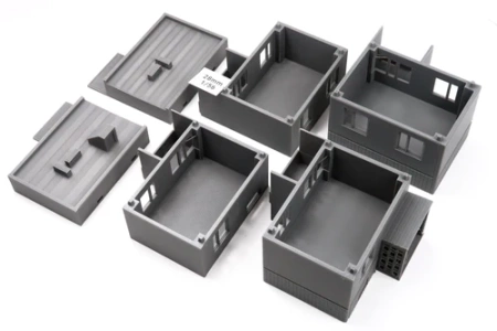 PM - Soviet Apartments Block Type 2 - 3D Printed - 28mm