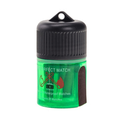 Zapałki sztormowe w pudełku wiatro- i wodoodporne 25 szt BCB