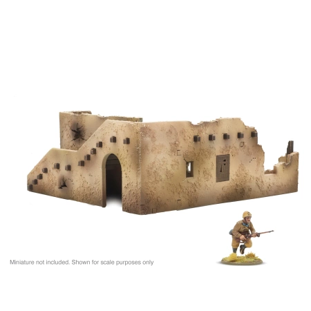 BOLT ACTION - Adobe Building - Gentleman's War Ruins