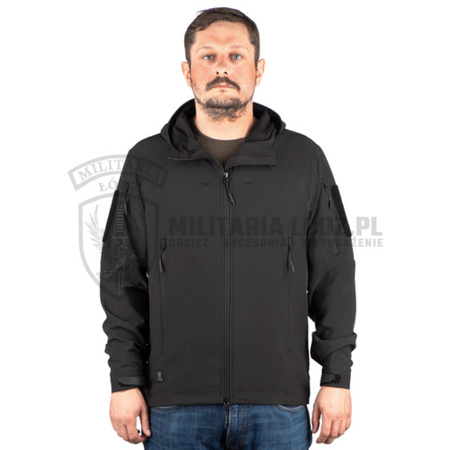 T.O.R.D Kurtka Przeciwwiatrowa Flex Windblock Hoody LW Czarna OUTRIDER TACTICAL