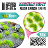Green Stuff World Martian Fluor Tufts - FLUOR GRINCH GREEN 6mm