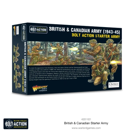 BOLT ACTION British & Canadian Army (1943-45) Starter Army