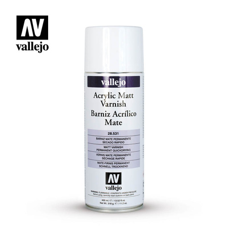 Vallejo: 28.531 - Acrylic Matt Varnish Spray (400 ml)