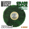 GSW - Static Grass Flock 4-6mm - DEEP GREEN MEADOW - 200 ml