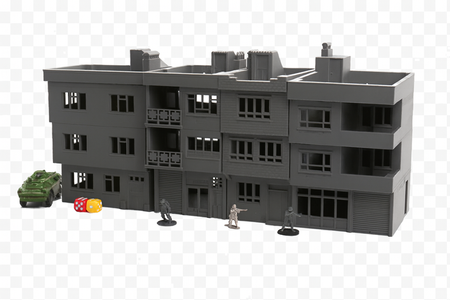 PM - Modern Middle East Urban Buildings - 3D Printed Miniature Wargaming Terrain - 28mm