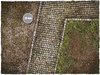 DEEP-CUT Cobblestone Streets - Mousepad, 4x6 feet