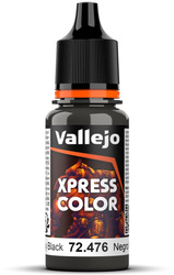 Vallejo: 72.476 - Xpress Color - Greasy Black (18 ml)