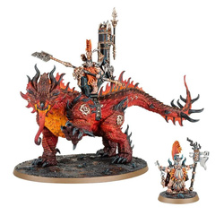 Warhammer AoS Auric Runefather on Magmadroth