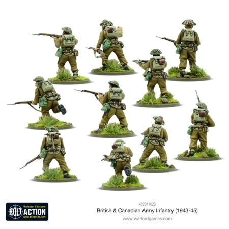 BOLT ACTION British & Canadian Army Infantry (1943-45)