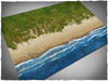 DEEP-CUT Beach - Mousepad, 4x6 feet