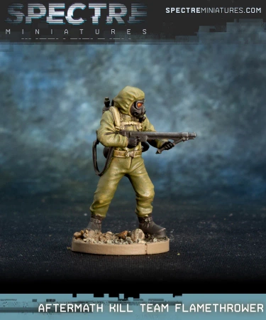 SPECTRE MINIATURES - Aftermath Kill Team Flamethrower