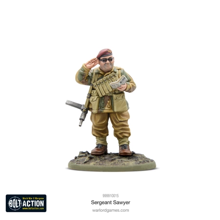 BOLT ACTION Sergeant Sawyer Charity Figure