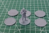 PM - 24pc set of thin 25mm Bases for Tabletop Wargaming Mini's - 3D Printed