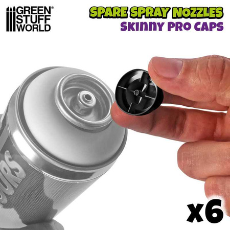 GSW - Caps spray paint - Skinny Pro Cap 6 sztuk