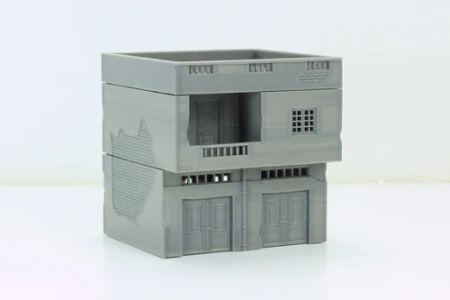 PM - Arab Urban Building - Shop - 3D Printed - 28mm