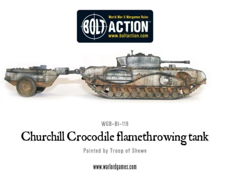 BOLT ACTION - Churchill Crocodile Flamethrowing Tank