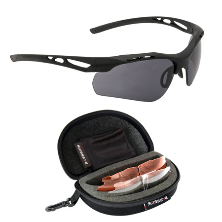 Okulary balistyczne ATTACK Black SwissEye