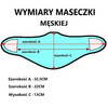 Maseczka Męska Czarna L